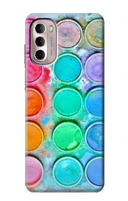 W3235 Watercolor Mixing Hard Case and Leather Flip Case For Motorola Moto G Stylus 4G (2022)