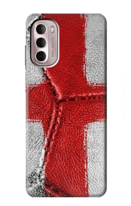 W3316 England Flag Vintage Football Graphic Hard Case and Leather Flip Case For Motorola Moto G Stylus 4G (2022)