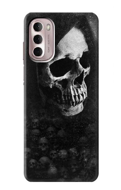 W3333 Death Skull Grim Reaper Hard Case and Leather Flip Case For Motorola Moto G Stylus 4G (2022)