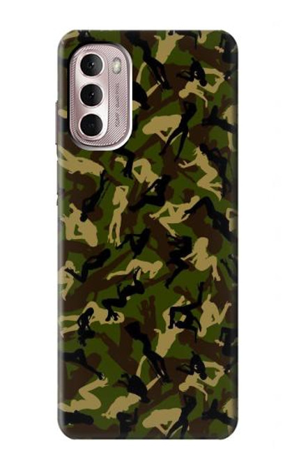 W3356 Sexy Girls Camo Camouflage Hard Case and Leather Flip Case For Motorola Moto G Stylus 4G (2022)