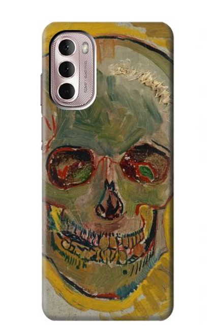 W3359 Vincent Van Gogh Skull Hard Case and Leather Flip Case For Motorola Moto G Stylus 4G (2022)