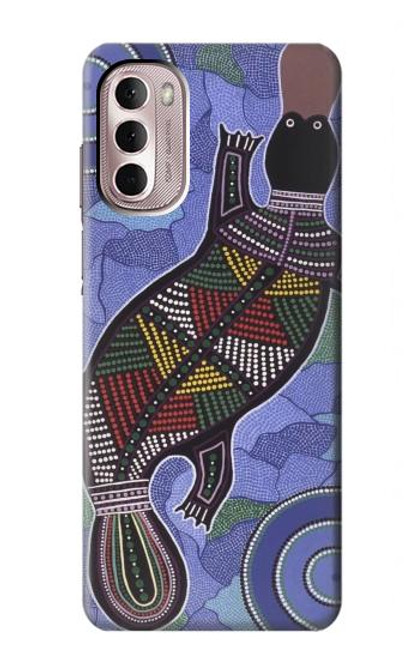 W3387 Platypus Australian Aboriginal Art Hard Case and Leather Flip Case For Motorola Moto G Stylus 4G (2022)