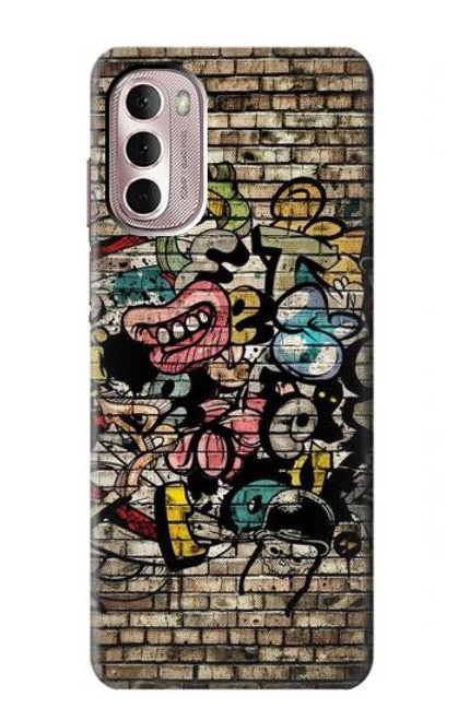 W3394 Graffiti Wall Hard Case and Leather Flip Case For Motorola Moto G Stylus 4G (2022)