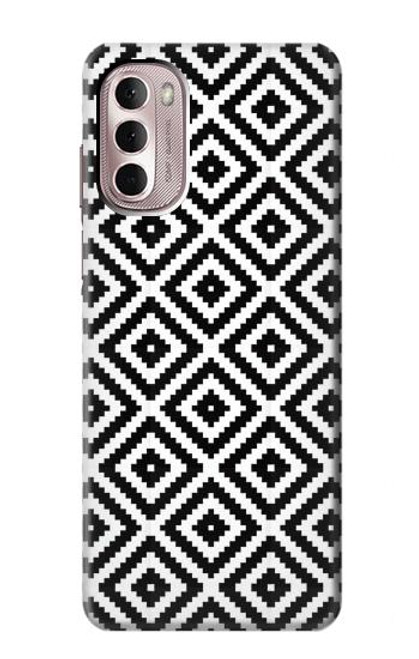 W3424 Ruta Pattern Hard Case and Leather Flip Case For Motorola Moto G Stylus 4G (2022)