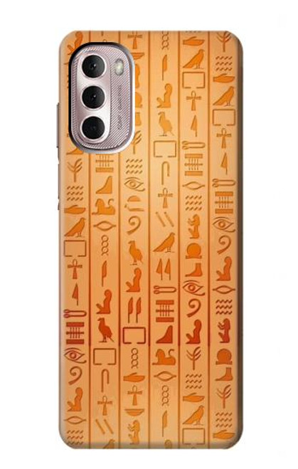 W3440 Egyptian Hieroglyphs Hard Case and Leather Flip Case For Motorola Moto G Stylus 4G (2022)