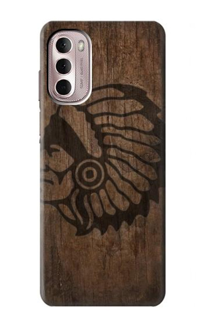 W3443 Indian Head Hard Case and Leather Flip Case For Motorola Moto G Stylus 4G (2022)