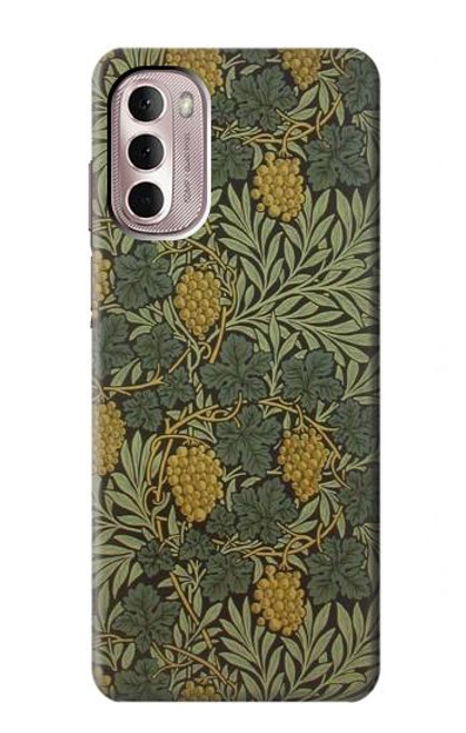 W3662 William Morris Vine Pattern Hard Case and Leather Flip Case For Motorola Moto G Stylus 4G (2022)