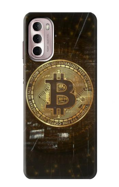 W3798 Cryptocurrency Bitcoin Hard Case and Leather Flip Case For Motorola Moto G Stylus 4G (2022)