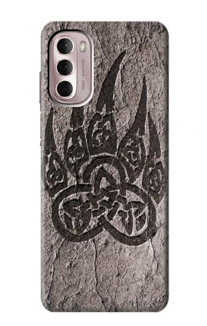 W3832 Viking Norse Bear Paw Berserkers Rock Hard Case and Leather Flip Case For Motorola Moto G Stylus 4G (2022)