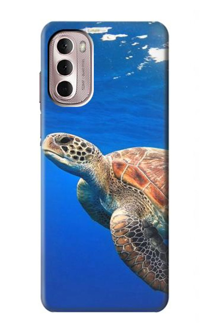 W3898 Sea Turtle Hard Case and Leather Flip Case For Motorola Moto G Stylus 4G (2022)