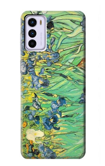 W0210 Van Gogh Irises Hard Case and Leather Flip Case For Motorola Moto G42