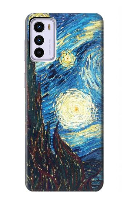 W0582 Van Gogh Starry Nights Hard Case and Leather Flip Case For Motorola Moto G42