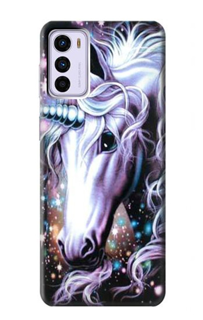 W0749 Unicorn Horse Hard Case and Leather Flip Case For Motorola Moto G42