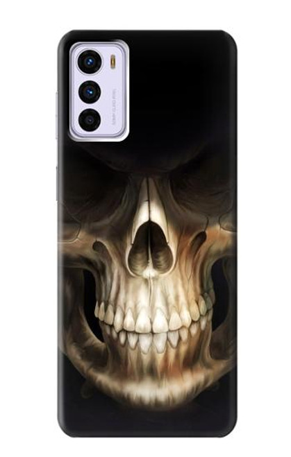 W1107 Skull Face Grim Reaper Hard Case and Leather Flip Case For Motorola Moto G42