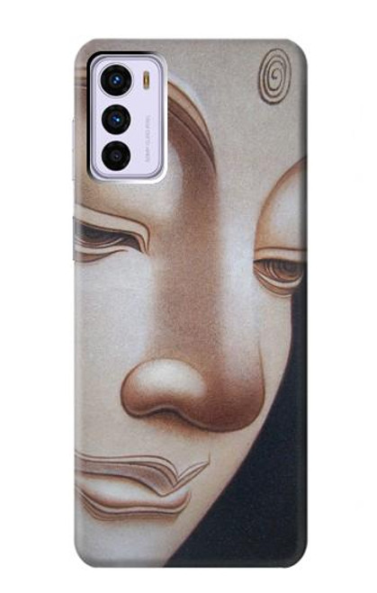 W1255 Buddha Face Hard Case and Leather Flip Case For Motorola Moto G42