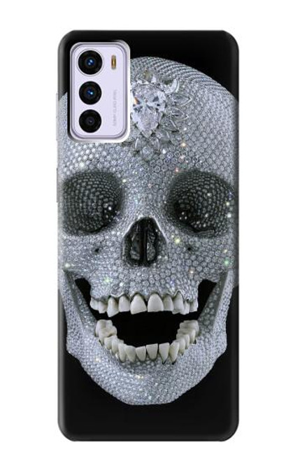 W1286 Diamond Skull Hard Case and Leather Flip Case For Motorola Moto G42