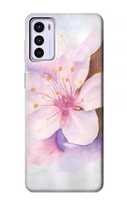 W1415 Sakura Blossom Art Hard Case and Leather Flip Case For Motorola Moto G42