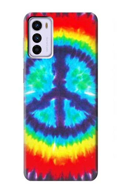 W1870 Tie Dye Peace Hard Case and Leather Flip Case For Motorola Moto G42