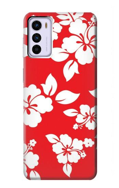 W1949 Hawaiian Hibiscus Pattern Hard Case and Leather Flip Case For Motorola Moto G42