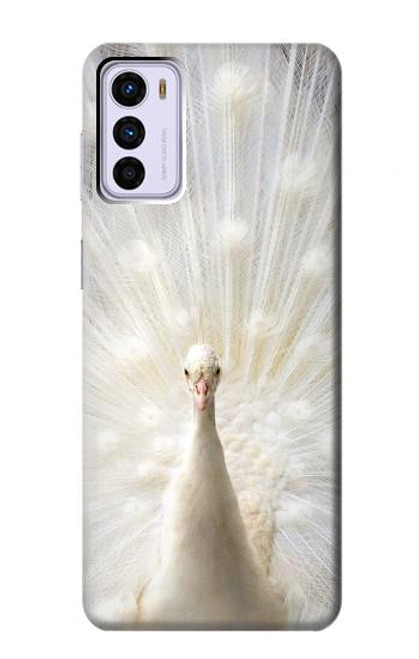 W1980 White Peacock Hard Case and Leather Flip Case For Motorola Moto G42