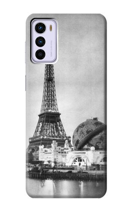 W2350 Old Paris Eiffel Tower Hard Case and Leather Flip Case For Motorola Moto G42