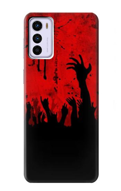 W2458 Zombie Hands Hard Case and Leather Flip Case For Motorola Moto G42