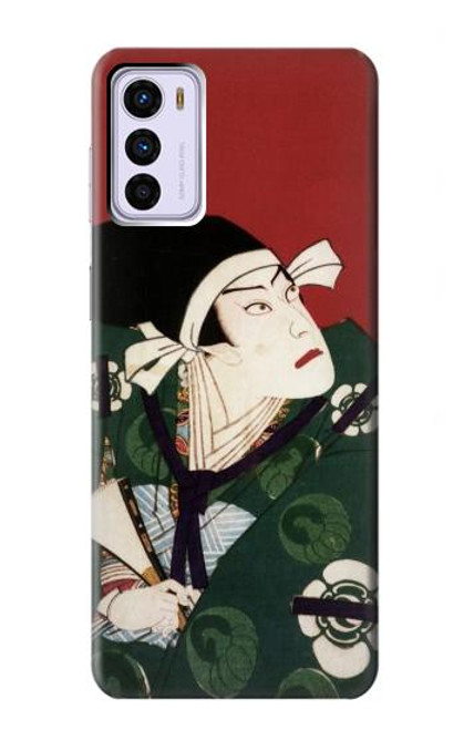 W2498 Japan Art Toyohara Kunichika Hard Case and Leather Flip Case For Motorola Moto G42