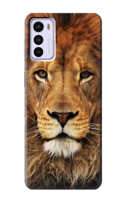 W2870 Lion King of Beasts Hard Case and Leather Flip Case For Motorola Moto G42