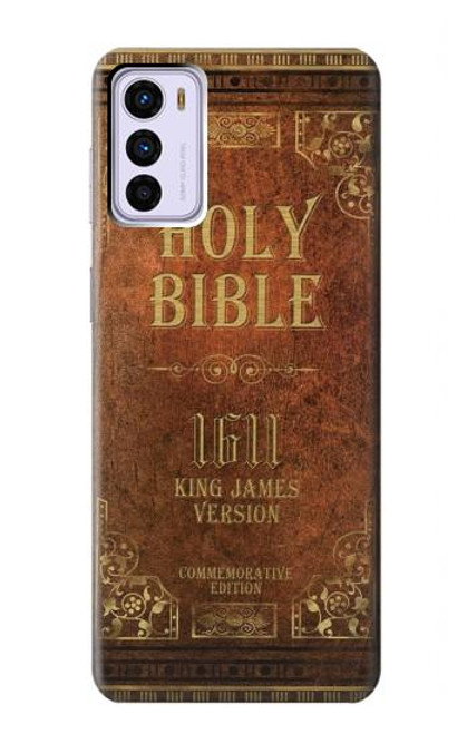 W2890 Holy Bible 1611 King James Version Hard Case and Leather Flip Case For Motorola Moto G42