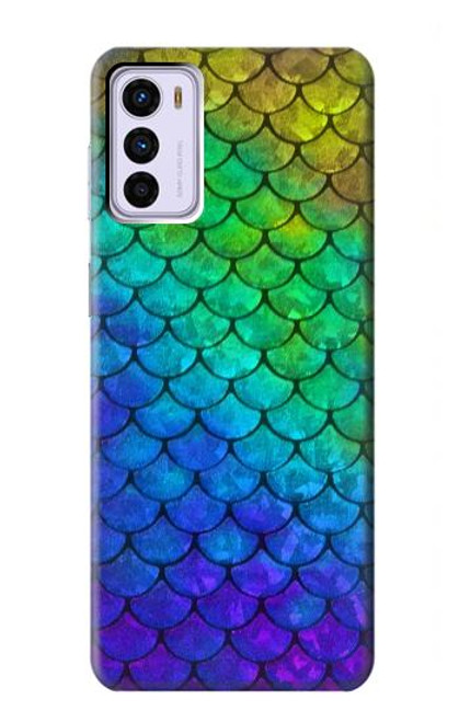 W2930 Mermaid Fish Scale Hard Case and Leather Flip Case For Motorola Moto G42