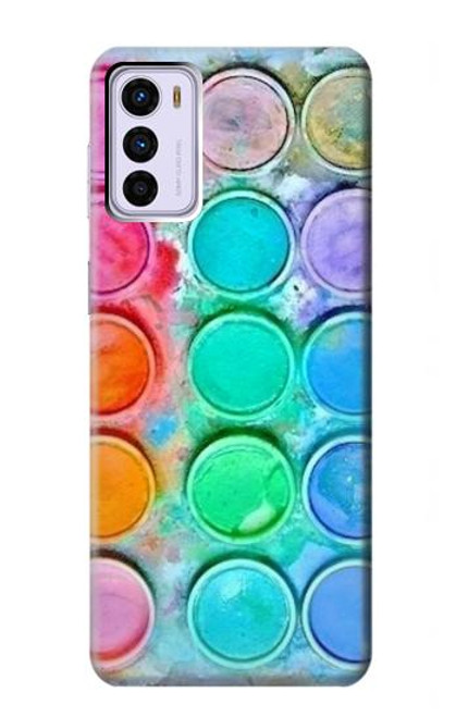 W3235 Watercolor Mixing Hard Case and Leather Flip Case For Motorola Moto G42
