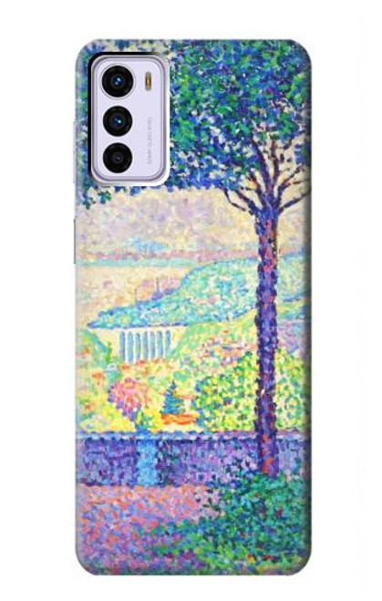 W3349 Paul Signac Terrace of Meudon Hard Case and Leather Flip Case For Motorola Moto G42