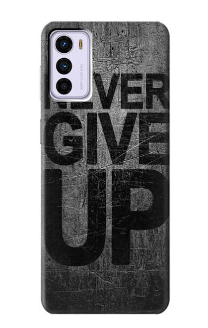 W3367 Never Give Up Hard Case and Leather Flip Case For Motorola Moto G42