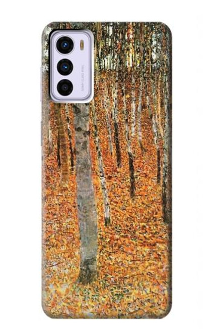 W3380 Gustav Klimt Birch Forest Hard Case and Leather Flip Case For Motorola Moto G42