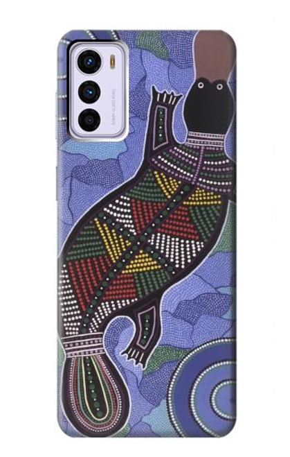 W3387 Platypus Australian Aboriginal Art Hard Case and Leather Flip Case For Motorola Moto G42