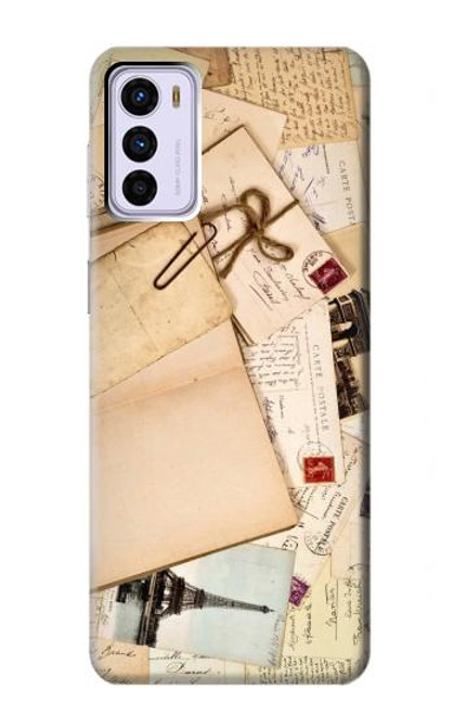 W3397 Postcards Memories Hard Case and Leather Flip Case For Motorola Moto G42