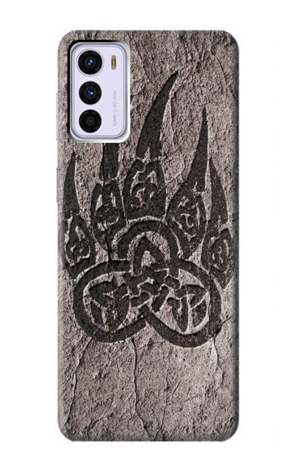 W3832 Viking Norse Bear Paw Berserkers Rock Hard Case and Leather Flip Case For Motorola Moto G42