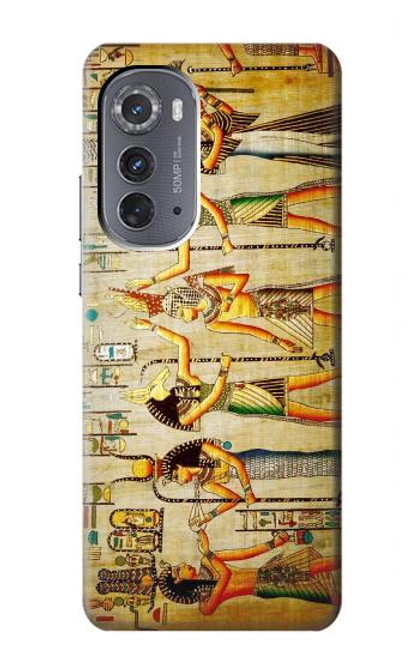 W0272 Egypt Wall Art Hard Case and Leather Flip Case For Motorola Edge (2022)