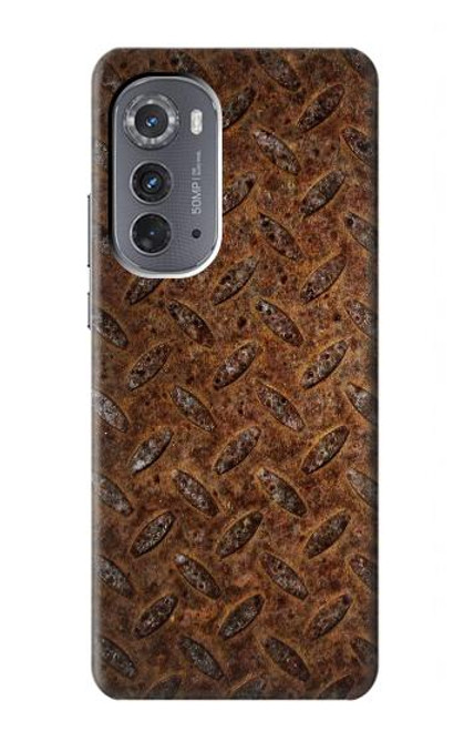 W0542 Rust Texture Hard Case and Leather Flip Case For Motorola Edge (2022)