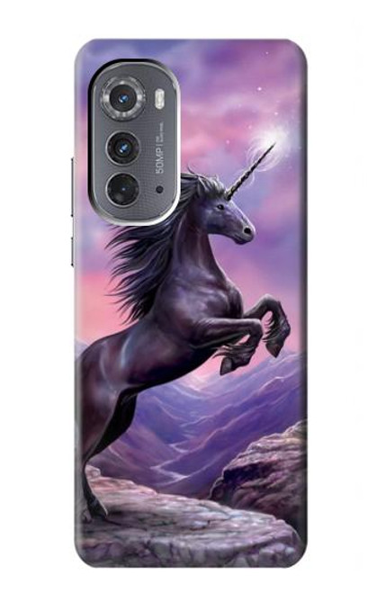 W1461 Unicorn Fantasy Horse Hard Case and Leather Flip Case For Motorola Edge (2022)