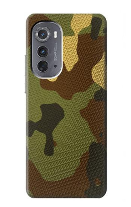 W1602 Camo Camouflage Graphic Printed Hard Case and Leather Flip Case For Motorola Edge (2022)