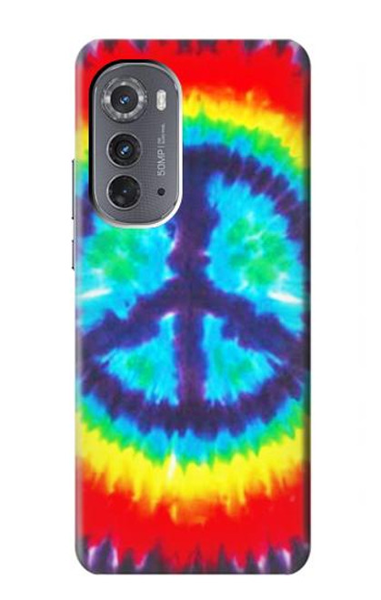 W1870 Tie Dye Peace Hard Case and Leather Flip Case For Motorola Edge (2022)