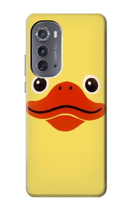 W1922 Duck Face Hard Case and Leather Flip Case For Motorola Edge (2022)