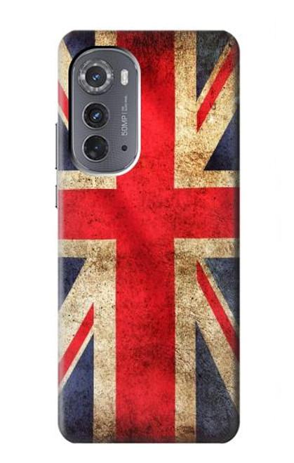 W2303 British UK Vintage Flag Hard Case and Leather Flip Case For Motorola Edge (2022)