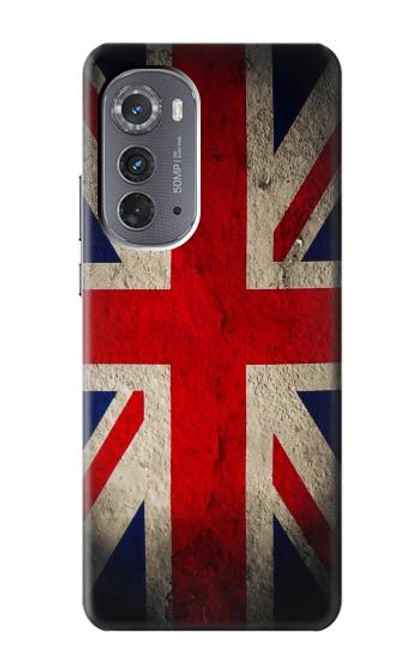 W2894 Vintage British Flag Hard Case and Leather Flip Case For Motorola Edge (2022)