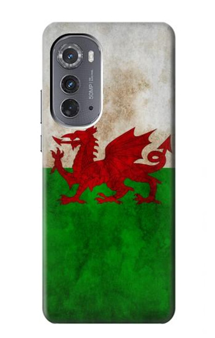 W2976 Wales Football Soccer Flag Hard Case and Leather Flip Case For Motorola Edge (2022)