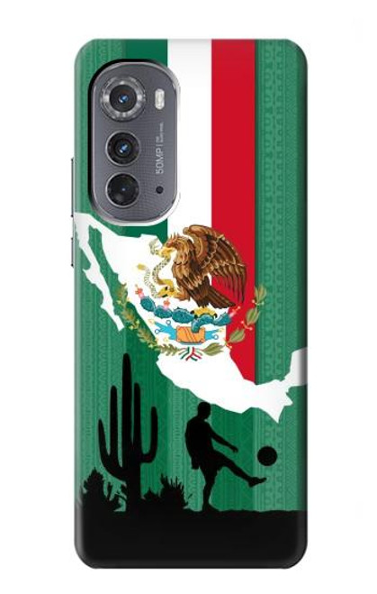 W2994 Mexico Football Soccer Hard Case and Leather Flip Case For Motorola Edge (2022)