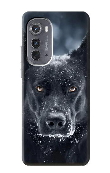 W3168 German Shepherd Black Dog Hard Case and Leather Flip Case For Motorola Edge (2022)