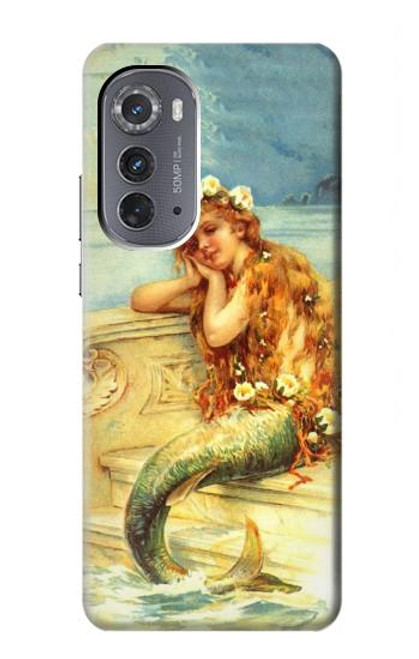 W3184 Little Mermaid Painting Hard Case and Leather Flip Case For Motorola Edge (2022)