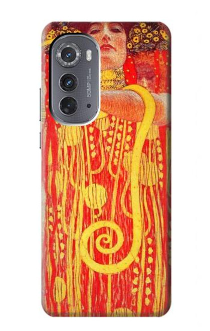 W3352 Gustav Klimt Medicine Hard Case and Leather Flip Case For Motorola Edge (2022)